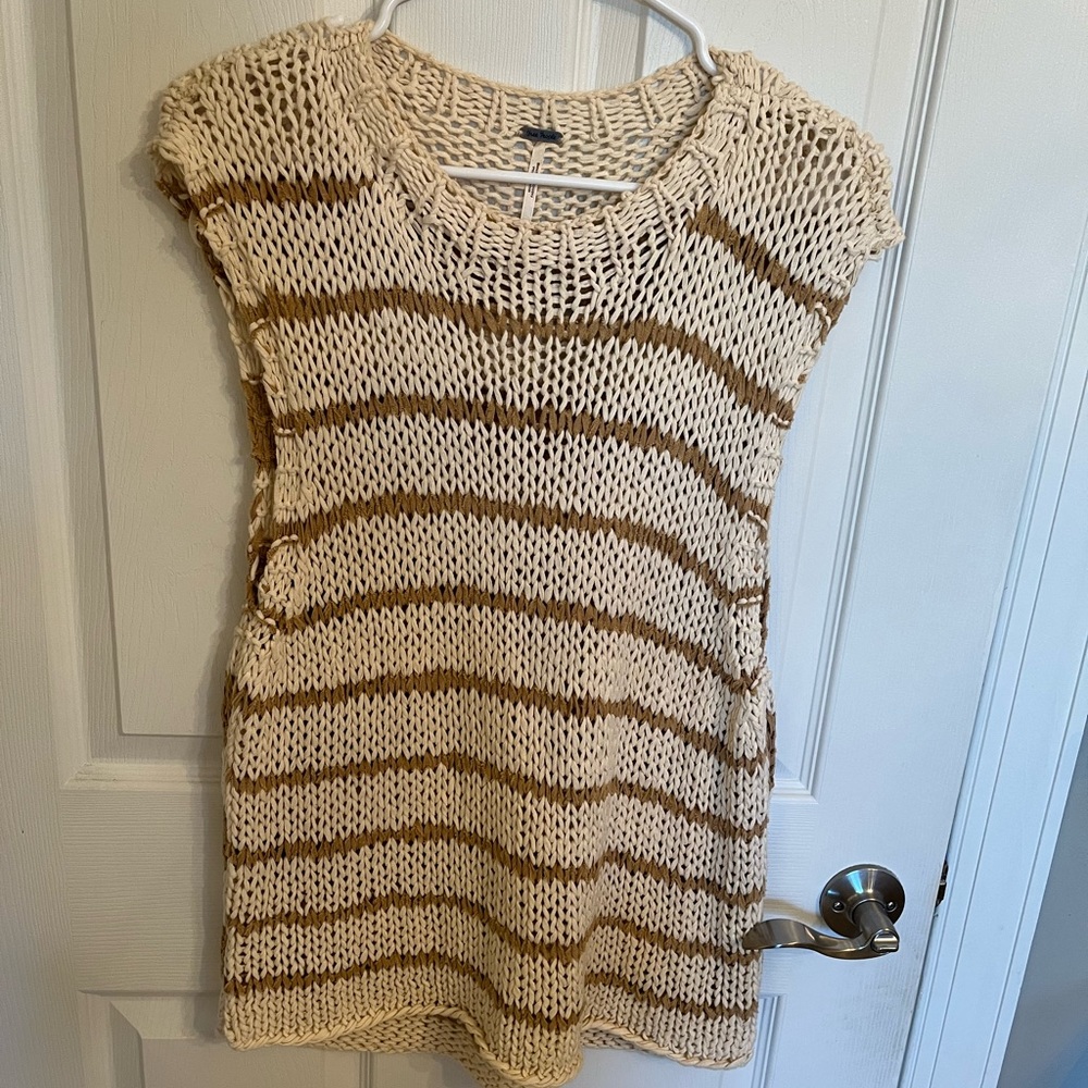 Free people sleeveless sweater